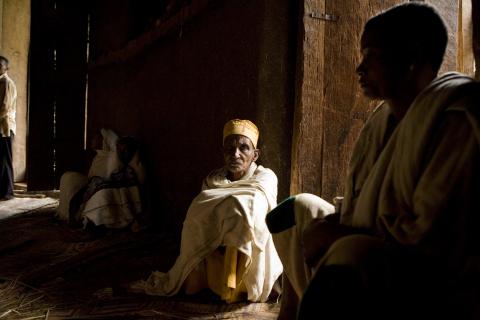 image Interior del monasterio de Debre Maryam en el lago Tana, Etiopía