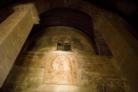 image Vista del ábside desde el interior del monasterio Kibran Gabriel, Etiopía