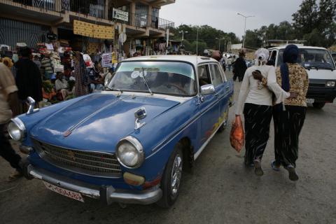 image Taxi en las calles de Harar, Etiopía