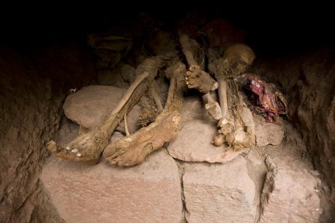 image Peregrino momificado en Bete Giorgis en Lalibela, Etiopía