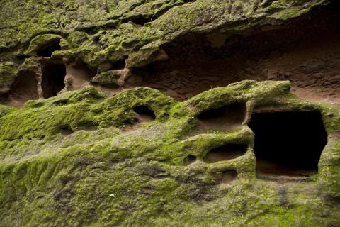 image Réplicas de las tumbas de Abraham, Isaac y Jacob en Bete Maryam, Lalibela, Etiopía