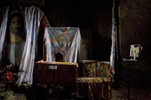 image Interior de Bete Ammanuel en Lalibela, Etiopía