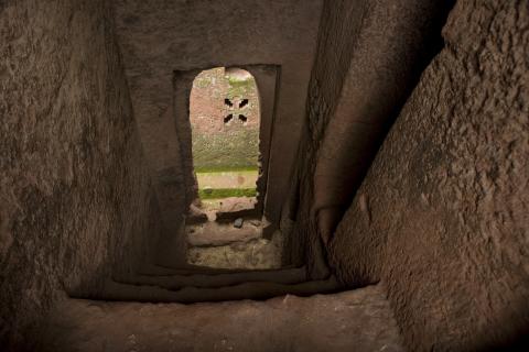 image Acceso a Bete Ammanuel en Lalibela, Etiopía