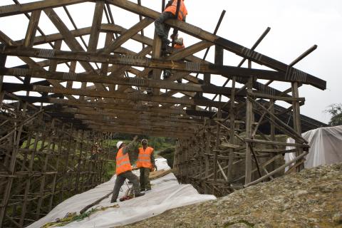image Restauración de Bete Aba Libanos en Lalibela, Etiopía