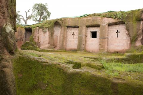 image Exterior de Bete Kidus Gabriel y Rafael en Lalibela, Etiopía
