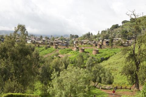 image Vista de Lalibera antigua, Etiopía