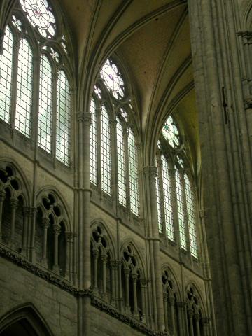 image Triforio y plementos de la Catedral de Amiens, Francia