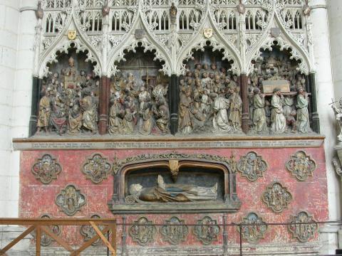 image Sepulcro de Adrian de Henencourt en la Catedral de Amiens, Francia