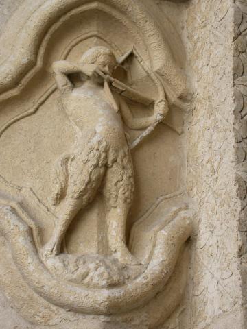 image Cuadrifolio del portal de San Fermín de la Catedral de Amiens, Francia