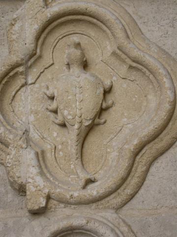 image Cuadrifolio del portal de San Fermín de la Catedral de Amiens, Francia