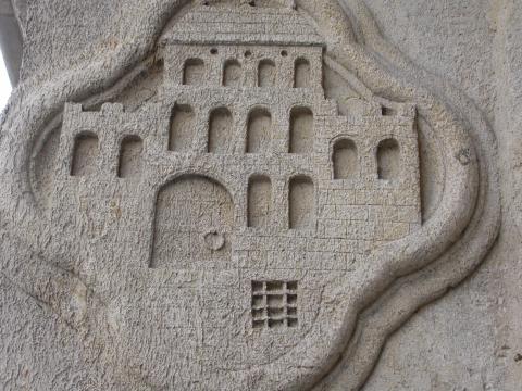 image Cuadrifolio del portal de la Madre de Dios de la Catedral de Amiens, Francia