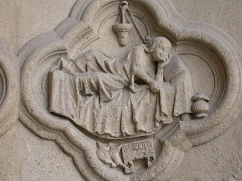 image Cuadrifolio del portal de la Madre de Dios de la Catedral de Amiens, Francia