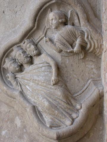 image Cuadrifolio del portal de la Madre de Dios de la Catedral de Amiens, Francia