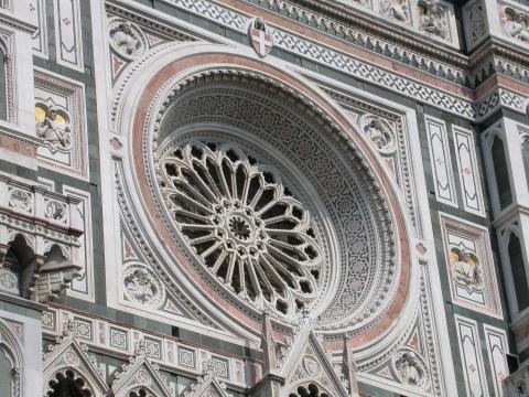 image Rosetón del Duomo o Catedral de Florencia, Italia