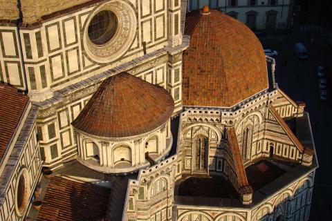 image Cúpulas y tambores del Duomo o Catedral de Florencia, Italia