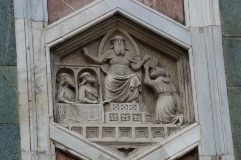 image Relieve del Campanile de la Catedral de Florencia, Italia