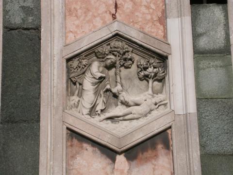 image Relieve del Campanile de la Catedral de Florencia, Italia