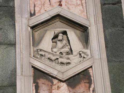 image Relieve del Campanile de la Catedral de Florencia, Italia