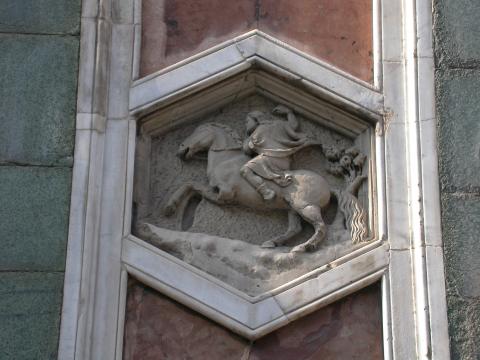 image Relieve del Campanile de la Catedral de Florencia, Italia