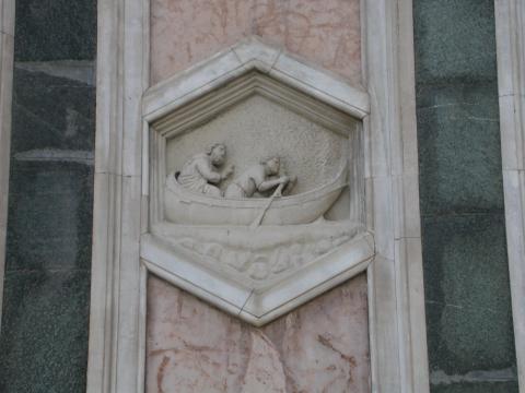 image Relieve del Campanile de la Catedral de Florencia, Italia