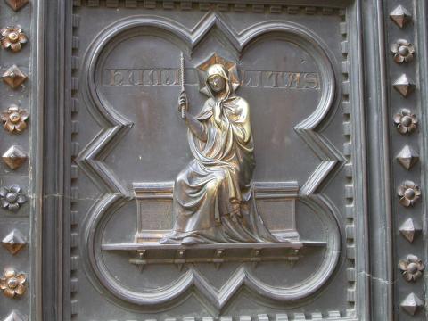 image Cuarterón de la puerta sur del Baptisterio, Florencia, Italia