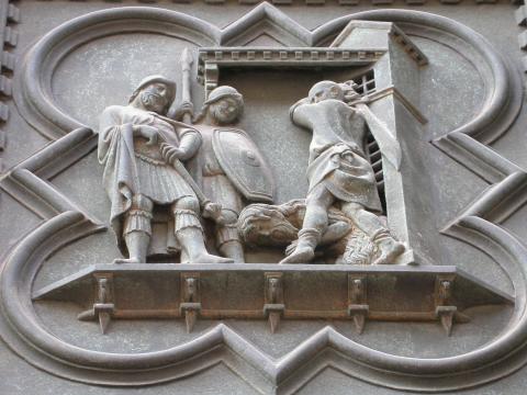 image Cuarterón de la Puerta Sur del Baptisterio, Florencia, Italia