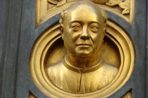 image Detalle de la Puerta del Paraíso del Baptisterio, Florencia, Italia