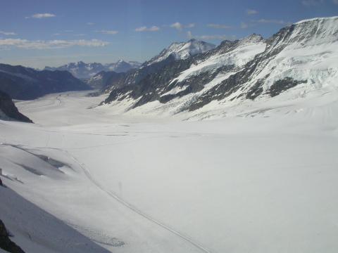 image Campo de nieve del glaciar Aletsch, Grindelwald, Suiza