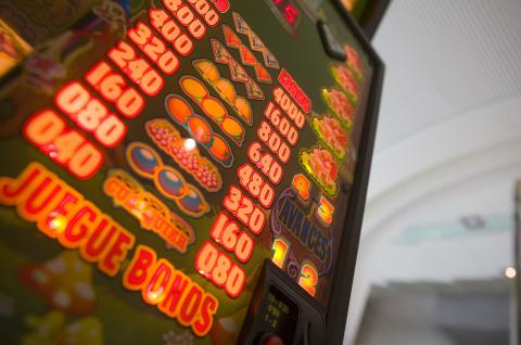 image Panel de premios de una máquina tragaperras