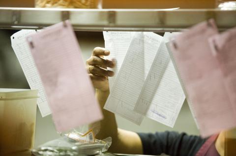 image Comandas de los pedidos del Larios Café, Madrid