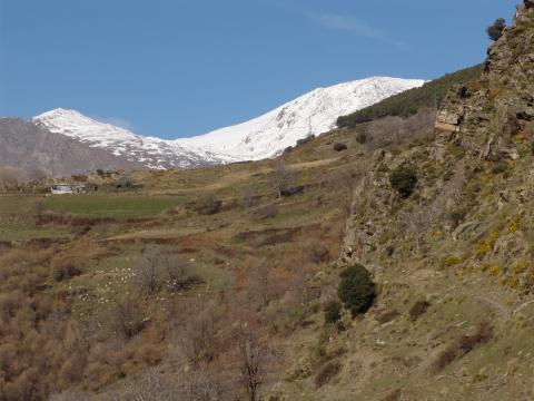 image Plaza de Pampaneira, Granada Vista de Sierra Nevada desde Capileira, Granada 