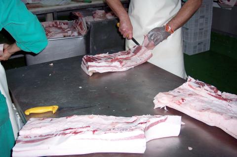 image Troceando paleta