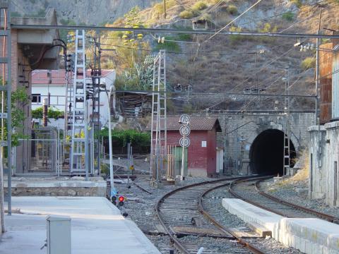 image Túnel ferroviario de la estación del El Chorro, Málaga