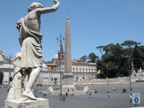 image Plaza del Pópolo, Roma, Italia