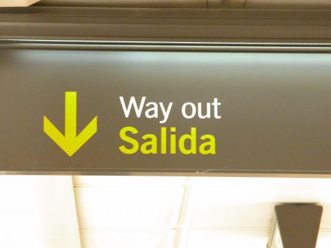 image Indicador en aeropuerto