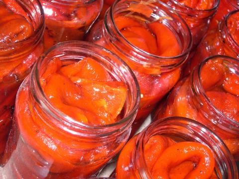 image Frascos de pimientos