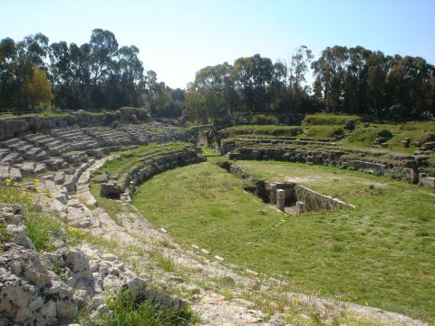 image Anfiteatro romano, Siracusa, Sicilia