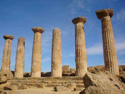 image Templo de Hércules, Agrigento, Sicilia