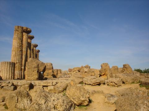 image Templo de Hércules, Agrigento, Sicilia