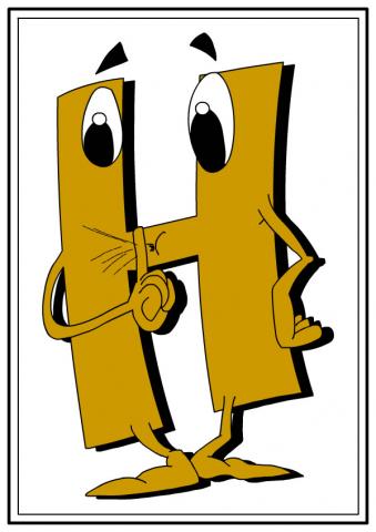 ilustracion Letra H