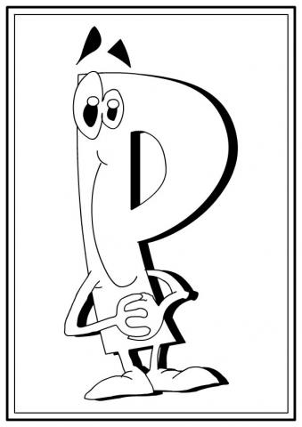 ilustracion Letra P