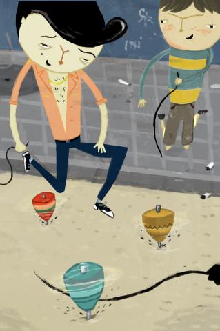 ilustracion Los cachorros: Los vagabundeos de Pichulita