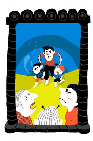 ilustracion La camisa: Los dos pillos