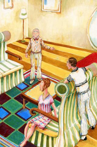 ilustracion Diez negritos: Volvieron otra vez las conjeturas y suposiciones sobre lo que estaba pasando