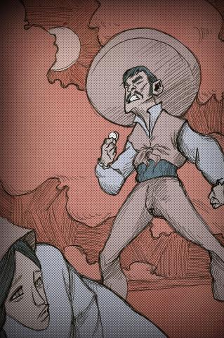 ilustracion La perla: Disputa entre Juana y Kino