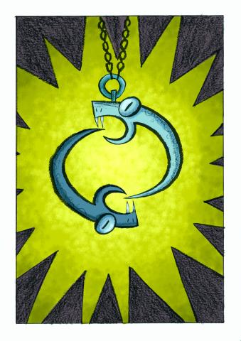 ilustracion La historia interminable: El amuleto Auryn