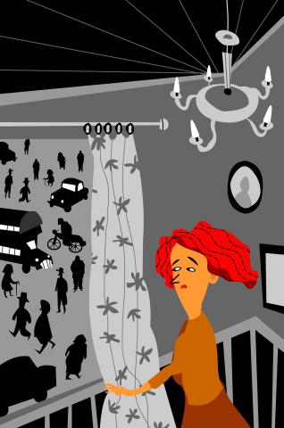 ilustracion La plaza del Diamante: Natalia sólo se siente bien en casa