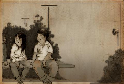 ilustracion A sangre fría: Perry recordando su infancia