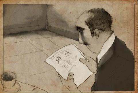 ilustracion A sangre fría: Dewey tiene las dos fichas en sus manos