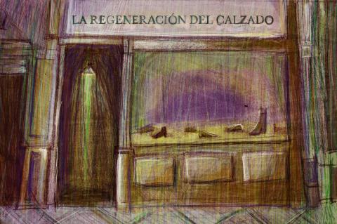 ilustracion La busca: La regeneración del calzado